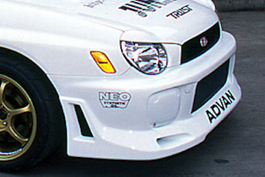 JUN AUTO WRX STi GDB FRONT BUMPER SPOILER