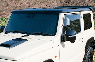 G'BASE Aluminum Black Sunshade for Jimny JB64W