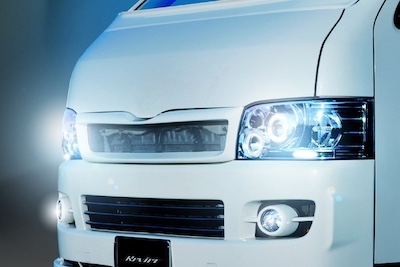 Revier LED ring headlight unit -200 series Hiace type 1 and 2 exclusive TOYOTA car