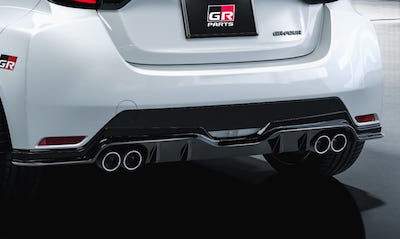 GR Yaris Rear Bumper Spoiler & Sports Muffler