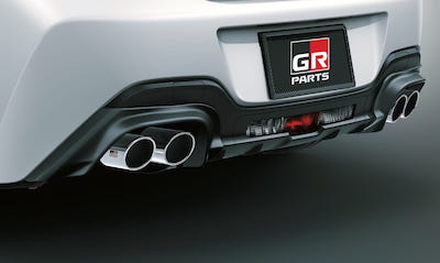 GR86 sports muffler & GR muffler garnish set