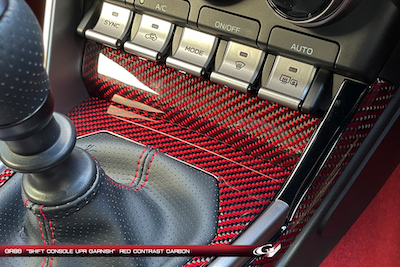 GRAZIO Shift Console UPR Garnish For GR86