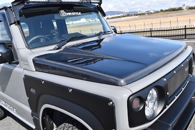 Car Style Jimny JB64 carbon bonnet