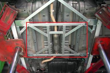 TryForce Copen L880 Center floor brace