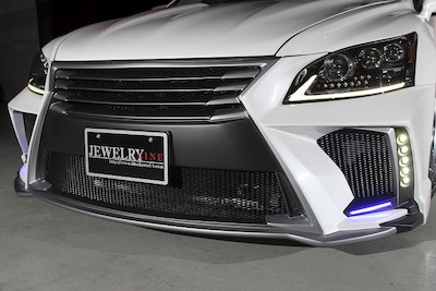 BLACK PEARL LEXUS USF / UVF4 FRONT BUMPER SPOILER