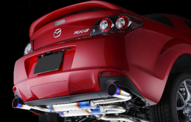 RX-8 Late R1 TITAN EXTRA Gold Ring STTI (Center pipe + rear shell parallel silencer)