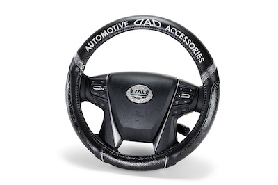D.A.D ROYAL STEERING COVER type MONOGRAM LEATHER EXECUTIVE MODEL