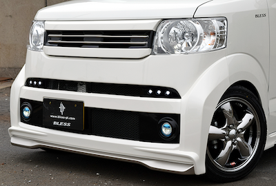 Bless N BOX JF1/2 Front Bumper Spoiler Ver.2 with LED Light