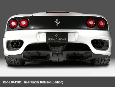 ABFLUG Ferrari - 360 Modena - GF-F360 - Rear Under Diffuser (CFRP)