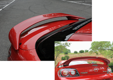Fujita Engineering FEED Afflux Rear Spoiler RX-8
