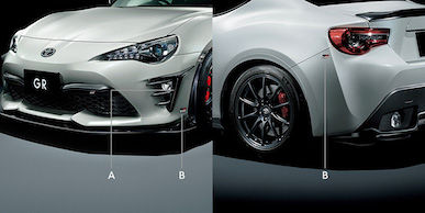 TRD 86 GR / 86 GR SPORT Front Corner Spoiler