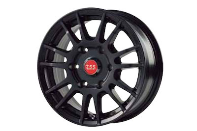 Z.S.S 17 inch 9.5J +15 Wheel Set of 2 Winning-DG7 Matte Black