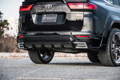 DOUBLE EIGHT LAND CRUISER 300 Rear Half Spoiler