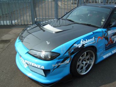 J-Blood S15 Carbon Bonnet Rain Cover SET