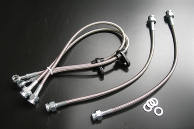 TryForce Stainless mesh brake line ZC11 / 21