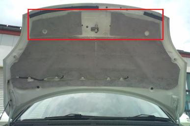 TryForce  Swift Sport ZC31 Bonnet heat shield front