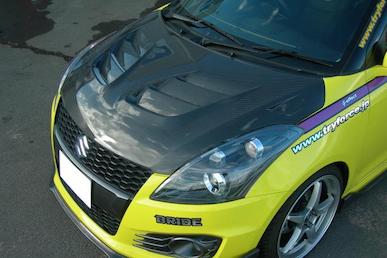 TryForce  Swift Sport ZC32 / ZC72 / ZC72RS Racing Carbon Bonnet