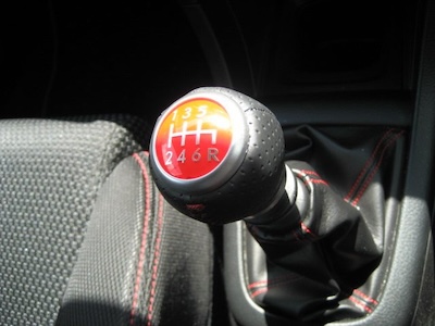 L'aunSport JWRC CUSTOM 6-speed red ornament shift knob (universal) <SWIFTSPORT ZC32S type>