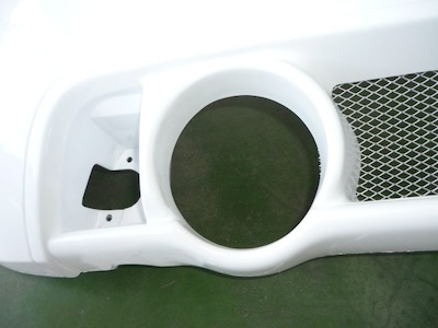 L'aunSport JWRC CUSTOM Cooling Swiss Polya Bumper for SUZUKI SWIFT ZC31S Left-hand side FRP