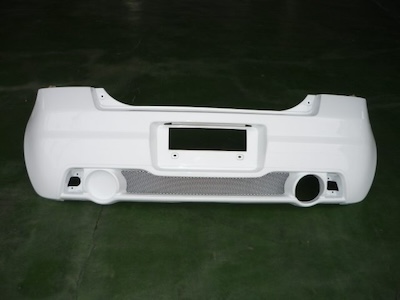 L'aunSport JWRC CUSTOM Cooling Swiss Polya Bumper for SUZUKI SWIFT ZC31S Right-side exhaust, made of FRP