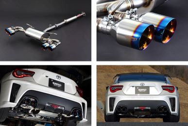 SARD 86 / BRZ Su-Z - ALL STAINLESS MUFFLER