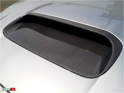 Cyber R Genuine shape carbon scoop for Levorg (VM# series), WRX S4 (VAG), WRX STI (VAB)